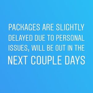 Sorry for the delay!